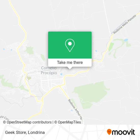 Geek Store map