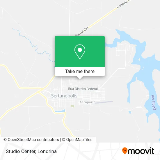 Studio Center map