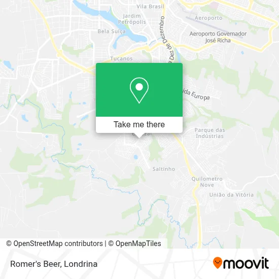 Romer's Beer map