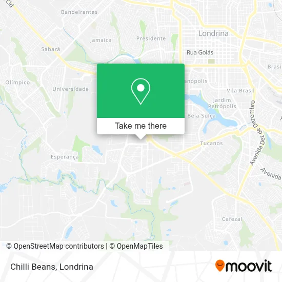 Chilli Beans map