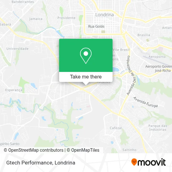 Gtech Performance map
