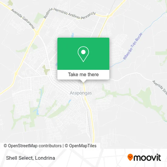 Shell Select map