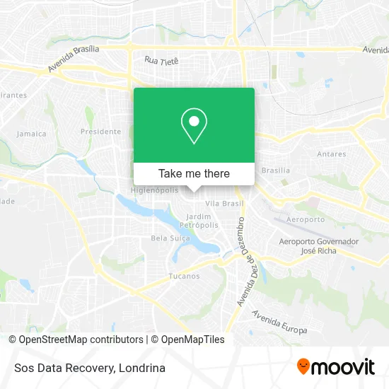 Sos Data Recovery map