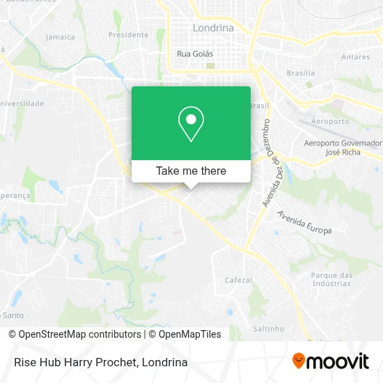 Rise Hub Harry Prochet map
