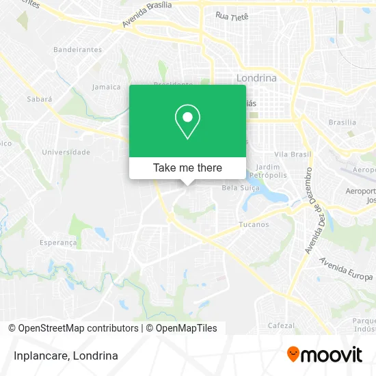 Inplancare map