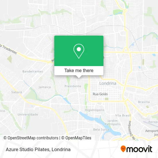 Azure Studio Pilates map
