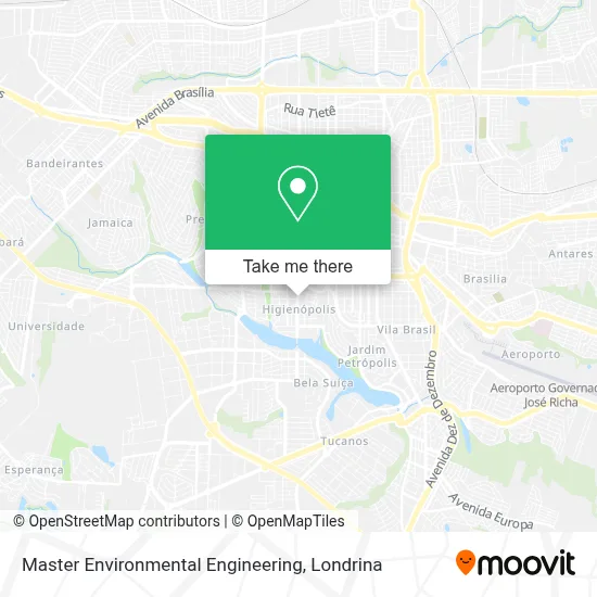Master Environmental Engineering map