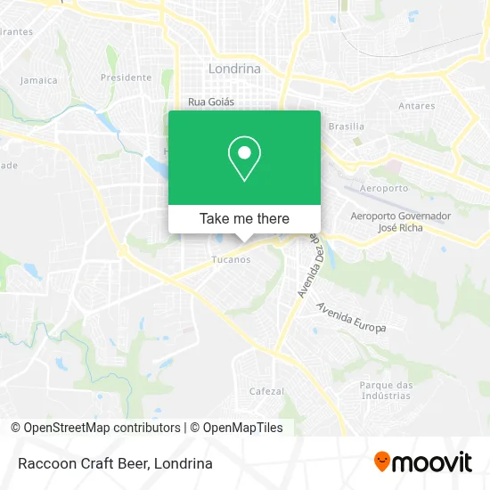 Raccoon Craft Beer map
