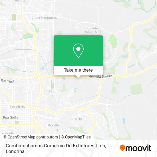 Combatechamas Comercio De Extintores Ltda map