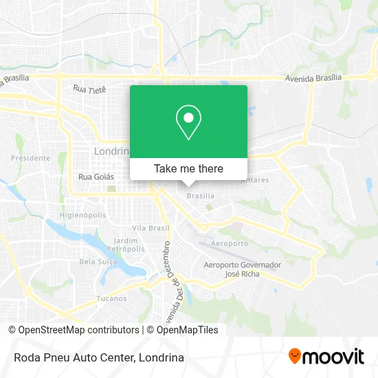 Roda Pneu Auto Center map