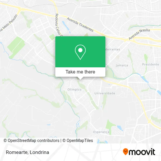 Romearte map