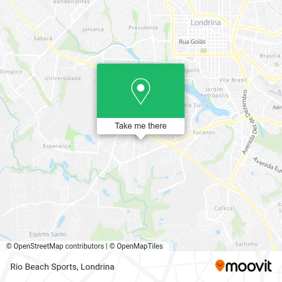 Rio Beach Sports map