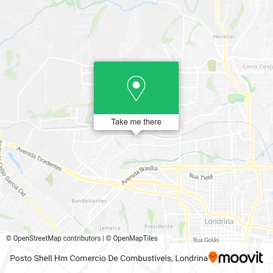 Posto Shell Hm Comercio De Combustiveis map