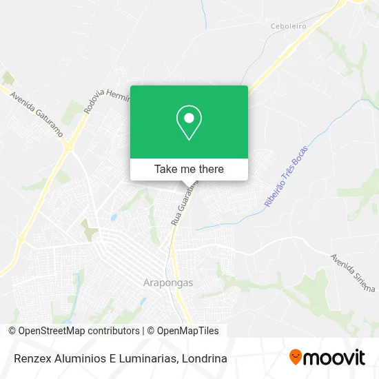 Renzex Aluminios E Luminarias map