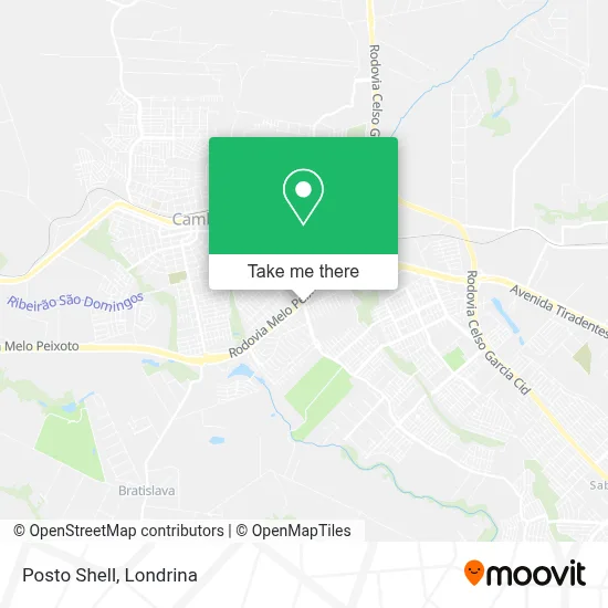 Posto Shell map