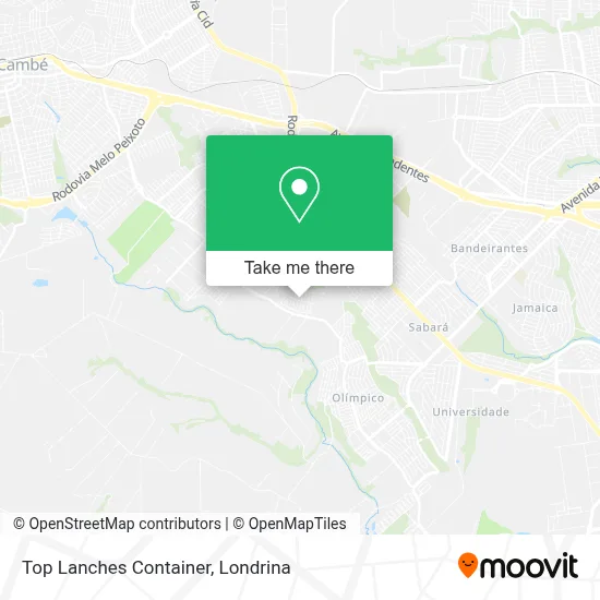 Top Lanches Container map