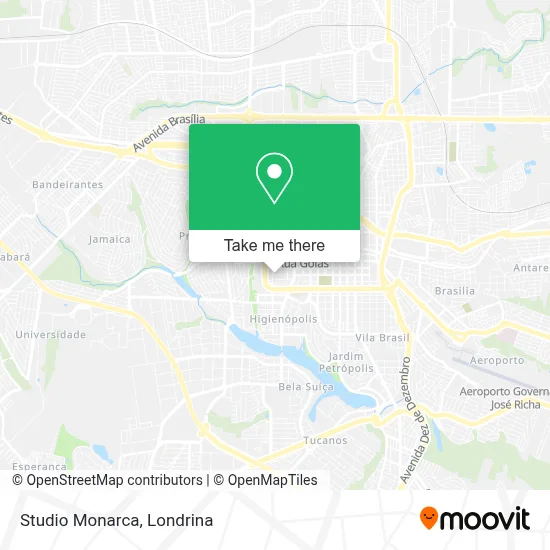 Studio Monarca map