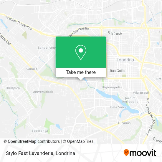 Stylo Fast Lavanderia map