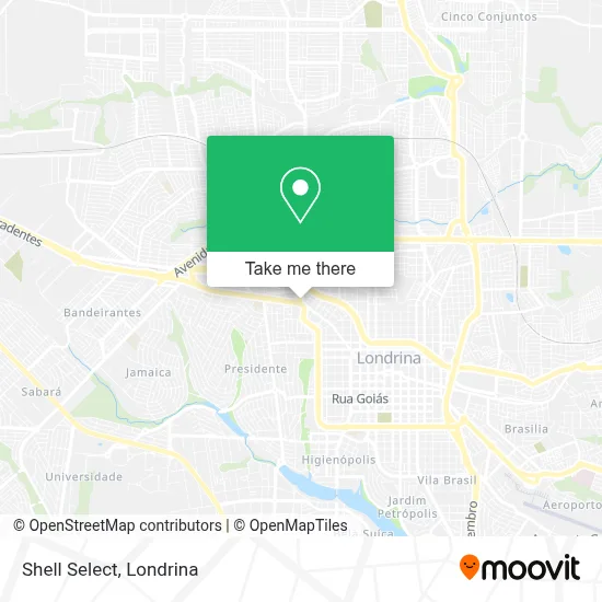 Shell Select map