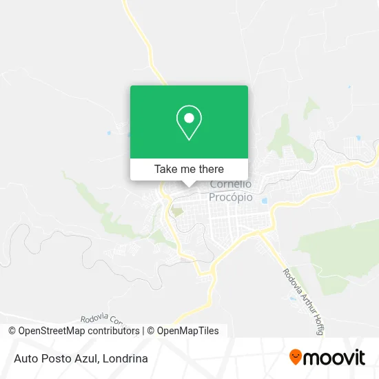 Auto Posto Azul map