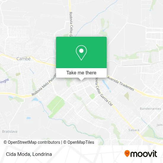 Cida Moda map