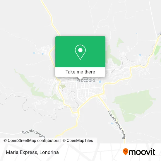 Maria Express map