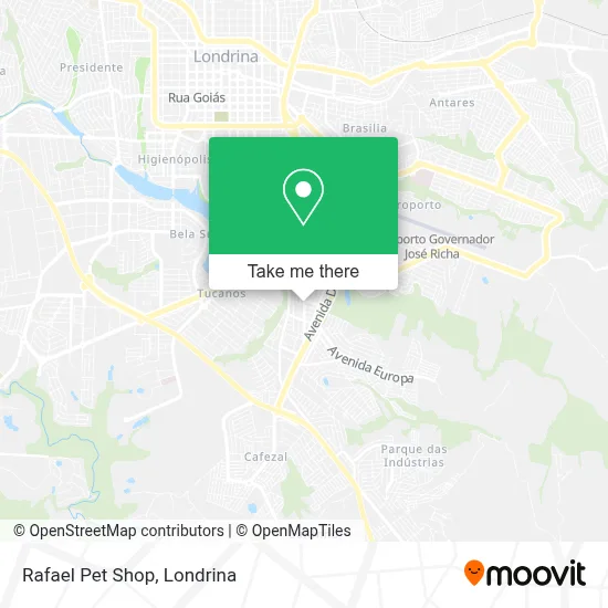 Rafael Pet Shop map