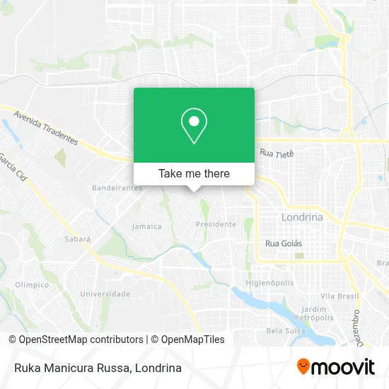 Ruka Manicura Russa map