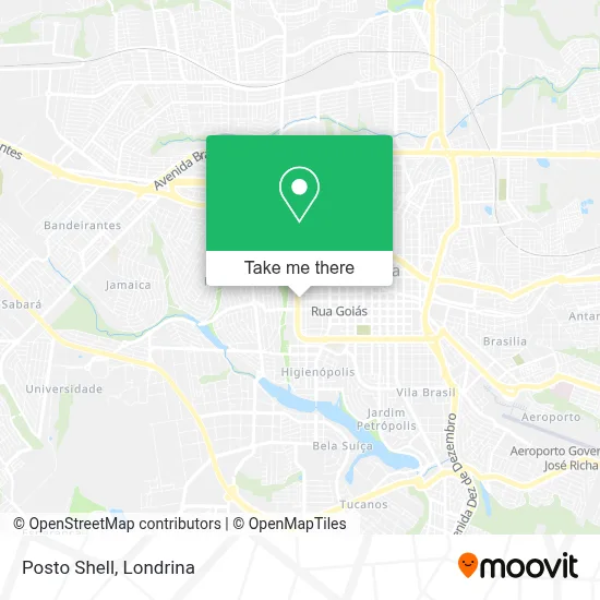 Posto Shell map