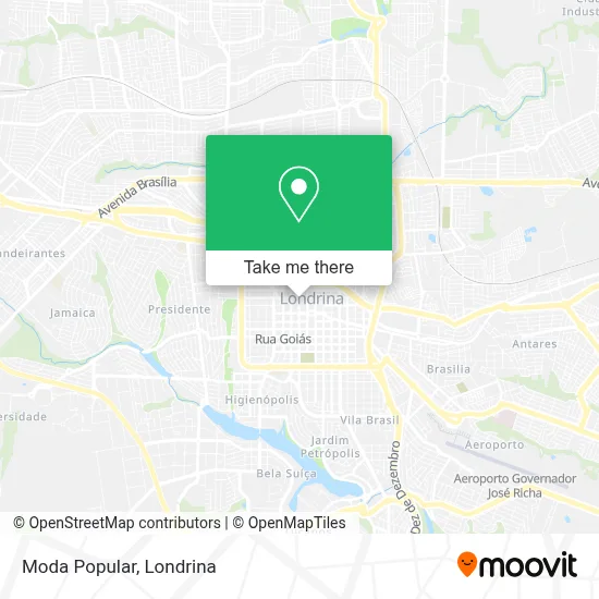 Moda Popular map