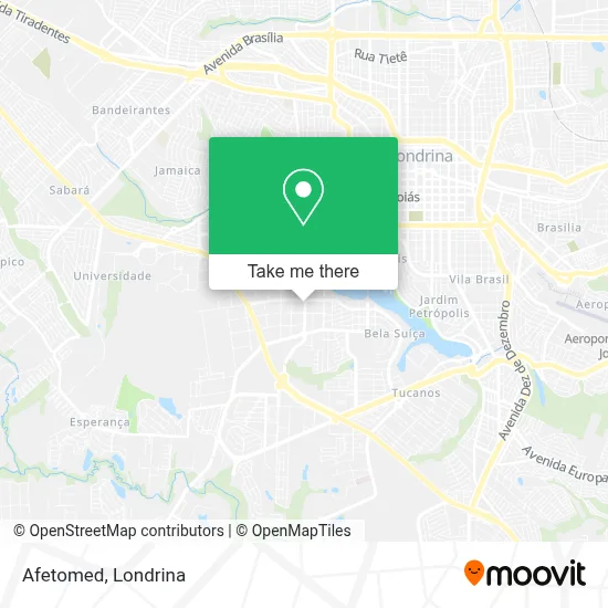 Afetomed map