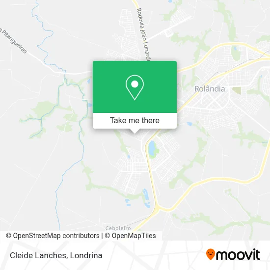 Cleide Lanches map
