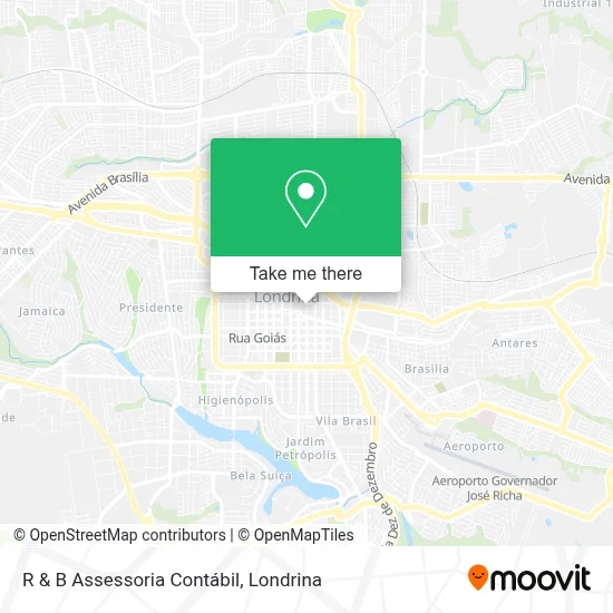 R & B Assessoria Contábil map