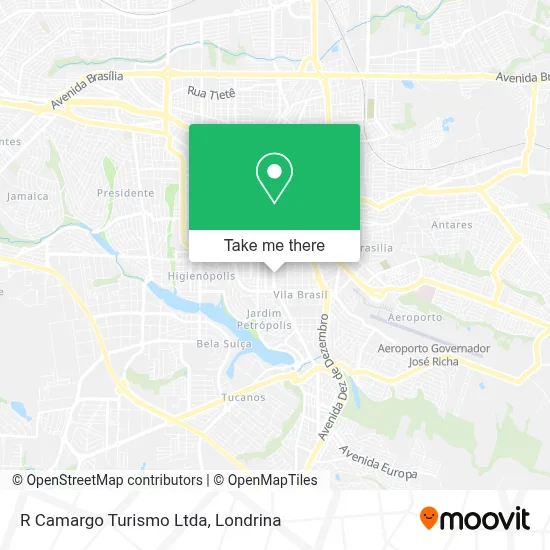 R Camargo Turismo Ltda map