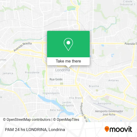 PAM 24 hs LONDRINA map