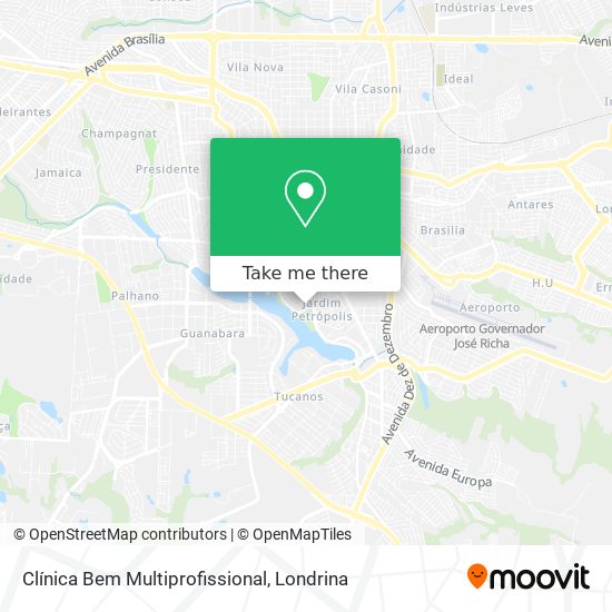 Clínica Bem Multiprofissional map