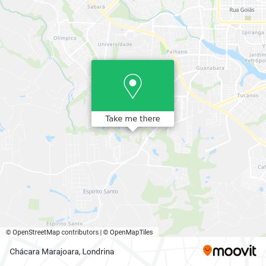Chácara Marajoara map