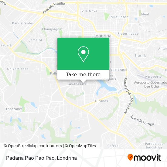 Padaria Pao Pao Pao map