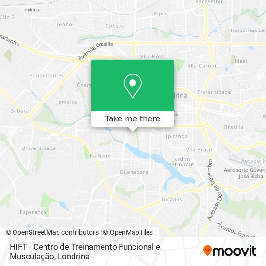 HIFT - Centro de Treinamento Funcional e Musculação map