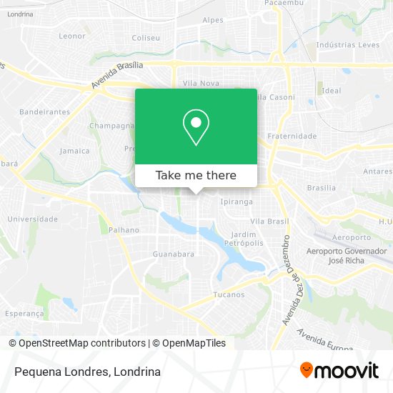 Mapa Pequena Londres