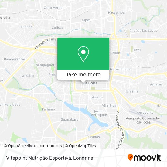 Vitapoint Nutrição Esportiva map