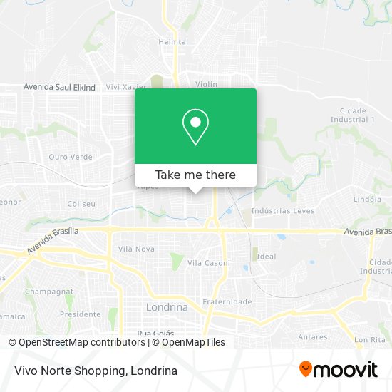 Vivo Norte Shopping map