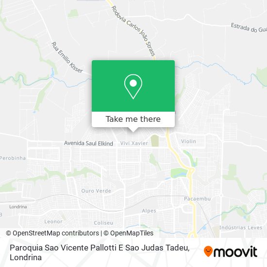 Paroquia Sao Vicente Pallotti E Sao Judas Tadeu map