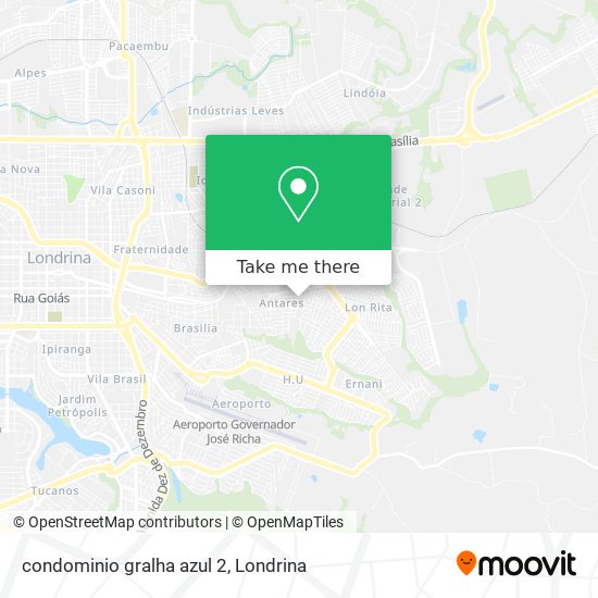 condominio gralha azul 2 map