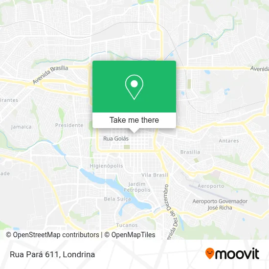 Rua Pará 611 map