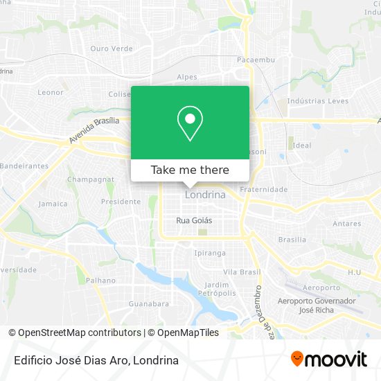 Edificio José Dias Aro map