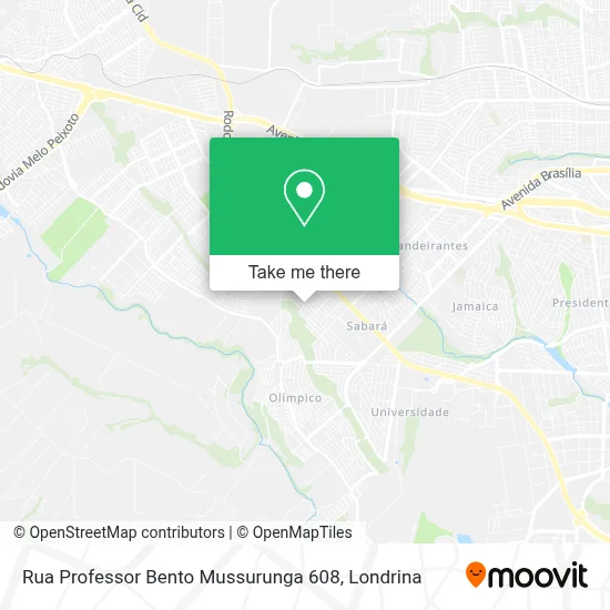 Rua Professor Bento Mussurunga 608 map
