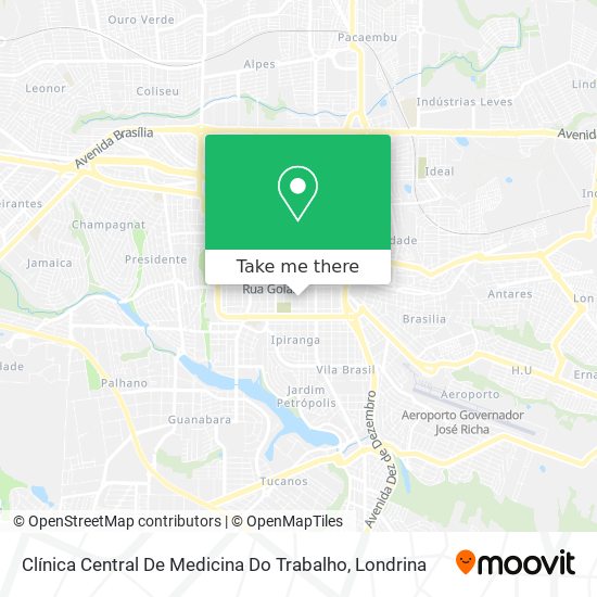 Clínica Central De Medicina Do Trabalho map
