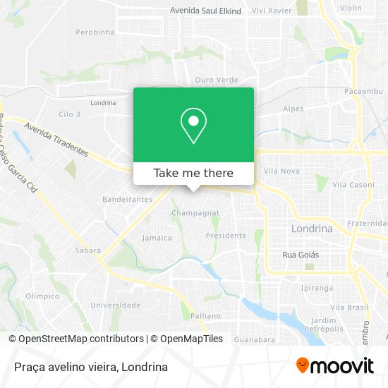 Praça avelino vieira map