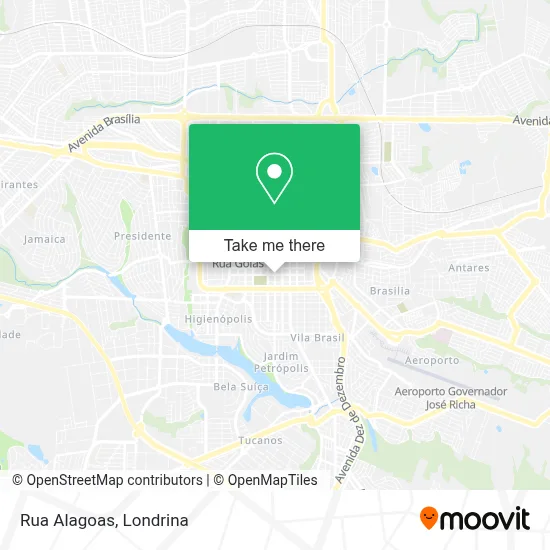 Rua Alagoas map